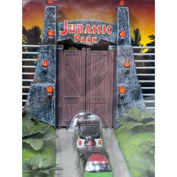 2023 Jada Jurassic Park Diorama Set 30th Anniversary Nano Scene Diecast #34244 - Picture 6 of 7